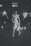 Dancers in rehearsal for the stage production West Side Story