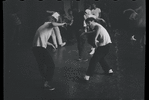 Tony Mordente and Jerome Robbins in rehearsal for the stage production West Side Story