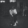 Lee Theodore (a.k.a. Lee Becker) and Jerome Robbins in rehearsal for the stage production West Side Story