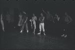 Dancers in rehearsal for the stage production West Side Story