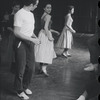 Ken Le Roy, Chita Rivera, and Lee Becker rehearsing for the stage production West Side Story