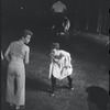 Dancers rehearsing for the stage production West Side Story