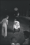 Dancers rehearsing for the stage production West Side Story