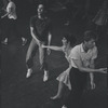 Dancers rehearsing for the stage production West Side Story