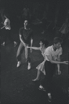 Dancers rehearsing for the stage production West Side Story