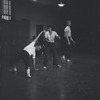 Jerome Robbins and Lee Theodore (a.k.a. Lee Becker) rehearsing for the stage production West Side Story