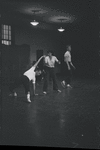 Jerome Robbins and Lee Theodore (a.k.a. Lee Becker) rehearsing for the stage production West Side Story