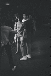 Dancers in rehearsal for the stage production West Side Story