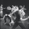 Chita Rivera, Ken Le Roy and cast in rehearsal for the stage production West Side Story