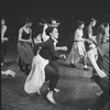 Chita Rivera and cast in rehearsal for the stage production West Side Story