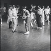 Dancers in rehearsal for the stage production West Side Story