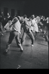 Dancers in rehearsal for the stage production West Side Story