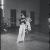 Lee Theodore (a.k.a. Lee Becker) in rehearsal for the stage production West Side Story