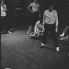 Fight scene rehearsal for the stage production West Side Story