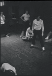 Fight scene rehearsal for the stage production West Side Story