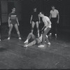Fight scene rehearsal for the stage production West Side Story