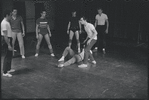 Fight scene rehearsal for the stage production West Side Story