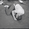 Ken Le Roy in fight scene rehearsal for the stage production West Side Story