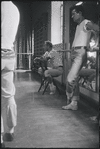 Jerome Robbins in rehearsal for the stage production West Side Story