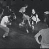 Dancers in rehearsal for the stage production West Side Story