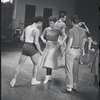 Liane Plane and dancers in rehearsal for the stage production West Side Story
