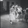 Dancers in rehearsal for the stage production West Side Story