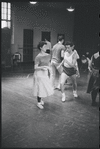 Dancers in rehearsal for the stage production West Side Story
