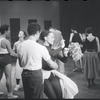 Chita Rivera and Ken Le Roy in rehearsal for the stage production West Side Story