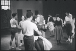 Chita Rivera and Ken Le Roy in rehearsal for the stage production West Side Story