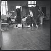 Fight scene rehearsal for the stage production West Side Story