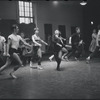 Dancers in rehearsal for the stage production West Side Story