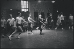 Dancers in rehearsal for the stage production West Side Story