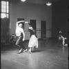 Chita Rivera and Ken Le Roy in rehearsal for the stage production West Side Story