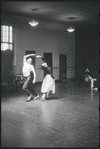 Chita Rivera and Ken Le Roy in rehearsal for the stage production West Side Story