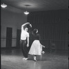 Chita Rivera and Ken Le Roy in rehearsal for the stage production West Side Story
