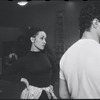 Chita Rivera and Ken Le Roy in rehearsal for the stage production West Side Story