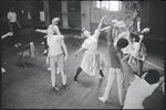 Dancers in rehearsal for the stage production West Side Story