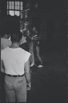 Dancers in rehearsal for the stage production West Side Story