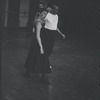 Jerome Robbins directing dancers in rehearsal for the stage production West Side Story