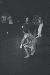 Dancers in rehearsal for the stage production West Side Story