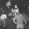Dancers in rehearsal for the stage production West Side Story