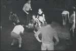 Dancers in rehearsal for the stage production West Side Story