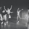 Dancers in rehearsal for the stage production West Side Story