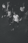 Dancers in rehearsal for the stage production West Side Story