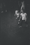 Dancers in rehearsal for the stage production West Side Story