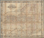 Colton's railroad & township map of the state of New York