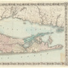 Map of Long Island and the southern part of Connecticut