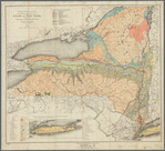 Economic and geologic map of the state of New York showing the location of its mineral deposits