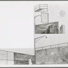 Oliver Smith set design (the rumble scene) for the stage production West Side Story