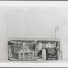 Oliver Smith set design (drug store) for the stage production West Side Story